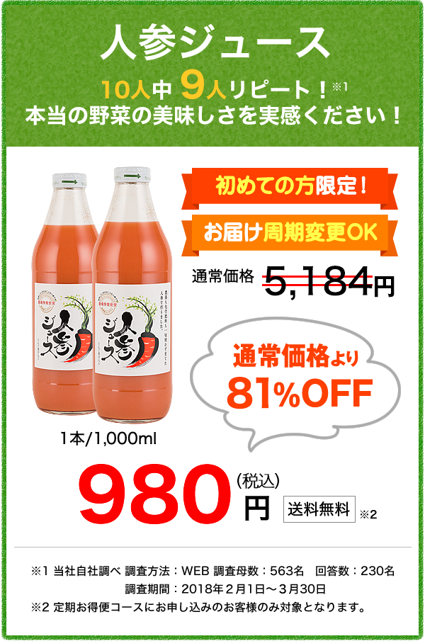 究極の人参ジュース